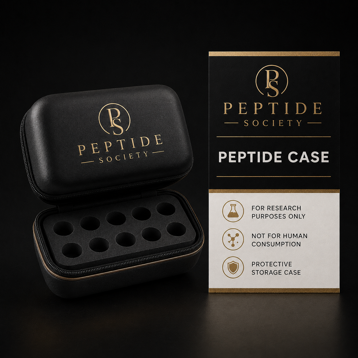 Peptide Society Peptide Cases research storage case product photograph
