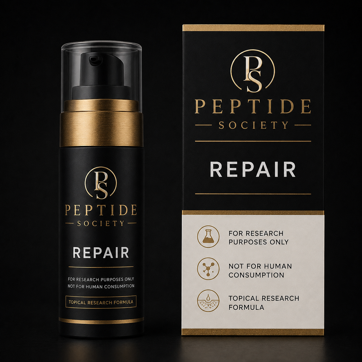 Peptide Society topical research product